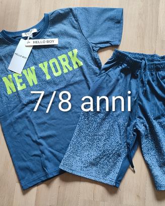 Completo bambino New York Hello Boy nuovo 