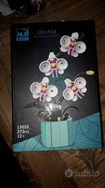 Orchidea in vaso costruzioni set compatibile lego