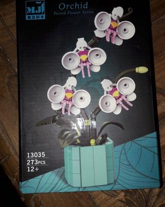 Orchidea in vaso costruzioni set compatibile lego