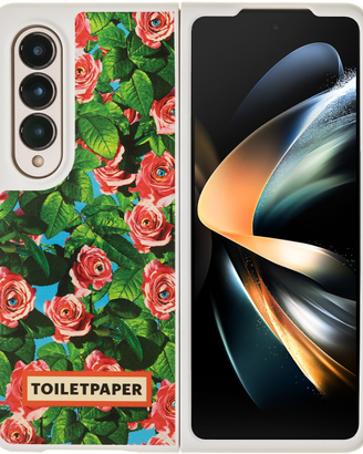 COVER TOILETPAPER ROSES - SAMSUNG Galaxy Z FOLD4