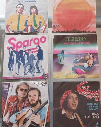 stock vinili 45 giri vintage 