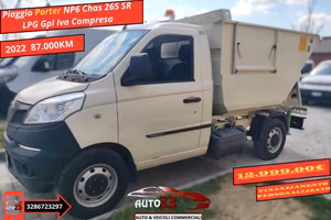 Piaggio Porter NP6 Chas 265 SR LPG Gpl Iva Compres