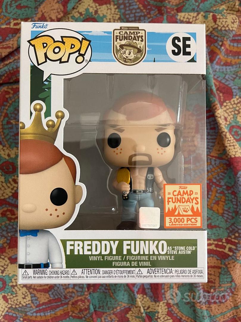 Freddy Funko newest as Stone Cold Steve Austin Fundays 2023 LE 3000