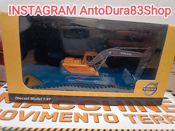 Modellino Escavatore Volvo Scala 1:87