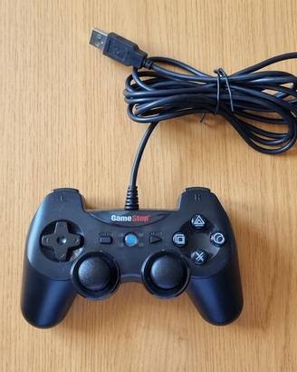 Joystick Controller GameStop PS3 cablato USB nero