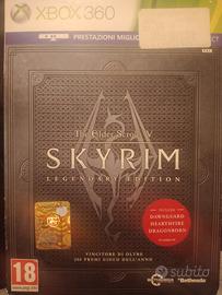 Skyrim legendary edition per Xbox 360 com mappa 