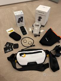 Insta360 X4 Air + case subacqueo + borsa tracolla