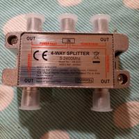 Splitter x antenna satellitare 