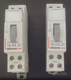 2 relè passo passo bticino fp1a2n230 (come finder)