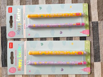 set 2 confezioni da 2 penne legami pasqua 2025