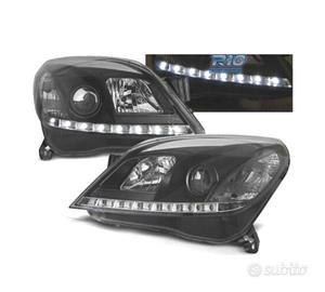 FARI OPEL ASTRA H 04-09 LUCE DIURNA A LED FONDO NE