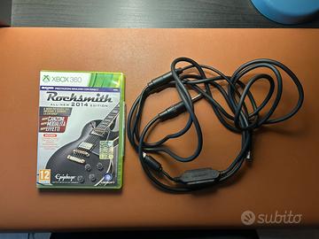 Ubisoft Real Tone cable + Rocksmith Xbox 360