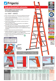 Scala Professionale Vetroresina Frigerio 3x10