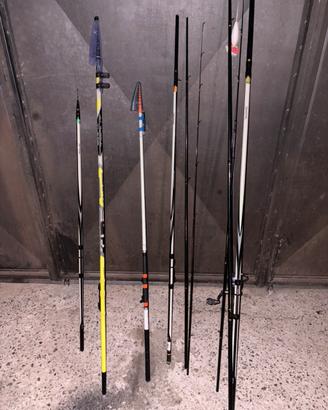 Canne daiwa laghetto e tubertini