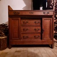 Mobile credenza antica vintage da restaurare 