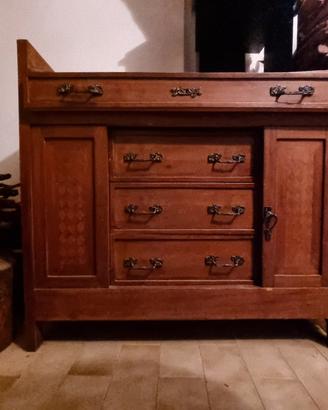 Mobile credenza antica vintage da restaurare 