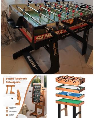 tavolo da gioco 4 in 1