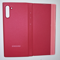 Cover/custodia Clear View rossa per Samsung note10