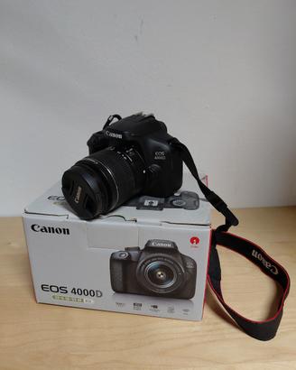 Canon eos 4000d kit 18-55 III + borsa + accessori