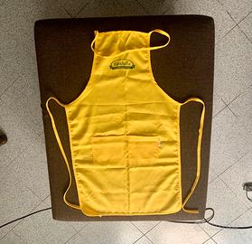 Grembiule unisex giallo nuovo