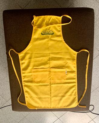 Grembiule unisex giallo nuovo