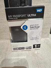 Hard disk esterno WD mu passport ultta 1TB