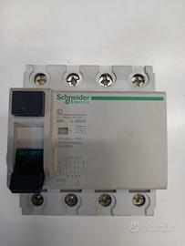 interruttore differenziale schneider 25A 30mA 4P
