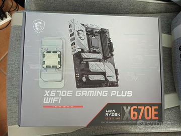 Bundle scheda madre + CPU MSI X670E/7800X3D