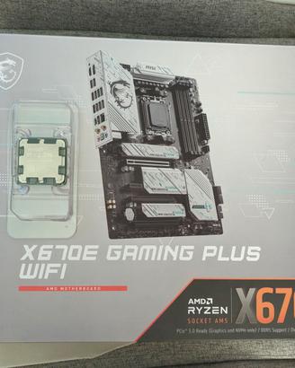 Bundle scheda madre + CPU MSI X670E/7800X3D