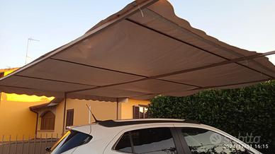 Telo PVC panna 3,50x 4,20 con mantovana