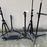 Stativi MANFROTTO e BETA.