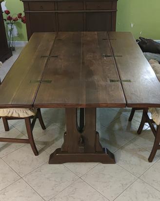 arredo arte povera salone completo in massello