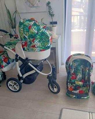 Trio moderno fantasia tropicale 