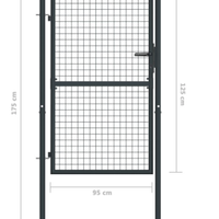 Cancello da Giardino - Nero