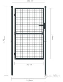 Cancello da Giardino - Nero