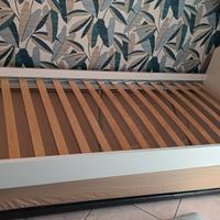 Letto singolo con materasso Ikea 