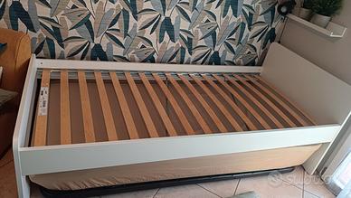 Letto singolo con materasso Ikea 