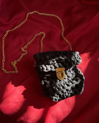 Tracolla Borsello Uncinetto Fatta a Mano Crochet
