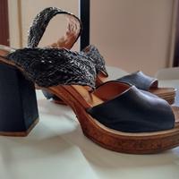 sandali mjus pelle tacco alto
