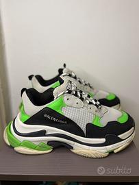 Balenciaga Triple S Originali Verdi/bianche/nero