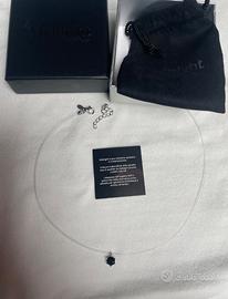Midnight collana fantasmino  + spinello nero 0,9kt