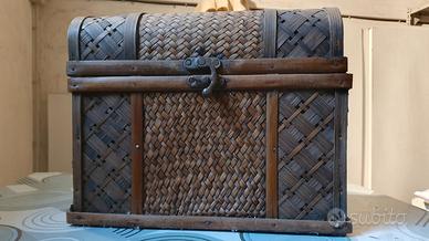 bauletto cofanetto vimini