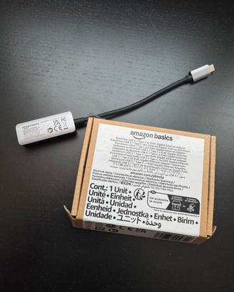 Adattatore USB C  RJ45 Ethernet gigabit