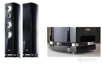 Casse Canton Vento 890 DC Nero laccato la coppia