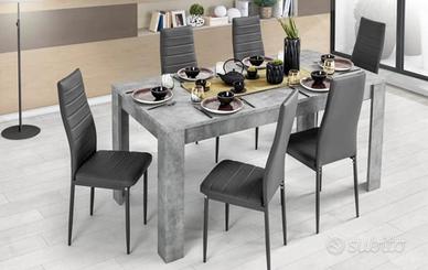 Tavolo allungabile grigio Mondo Convenienza