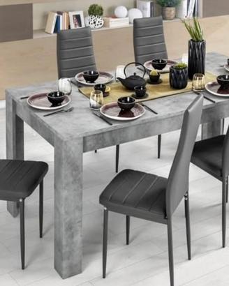 Tavolo allungabile grigio Mondo Convenienza