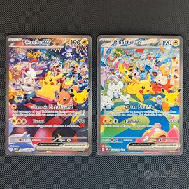 Pikachu ex 149 e 150, Carte Pokemon, 30th speciale
