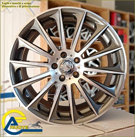 4 cerchi 17 mercedes classe a b c e cla audi a3 a4