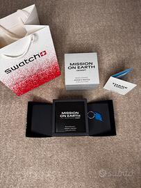 Omega x swatch mission on earth desert