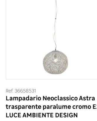lampadario come nuovo 